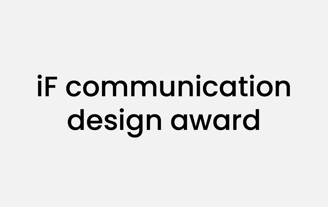Logo iF Award Communication Design Award