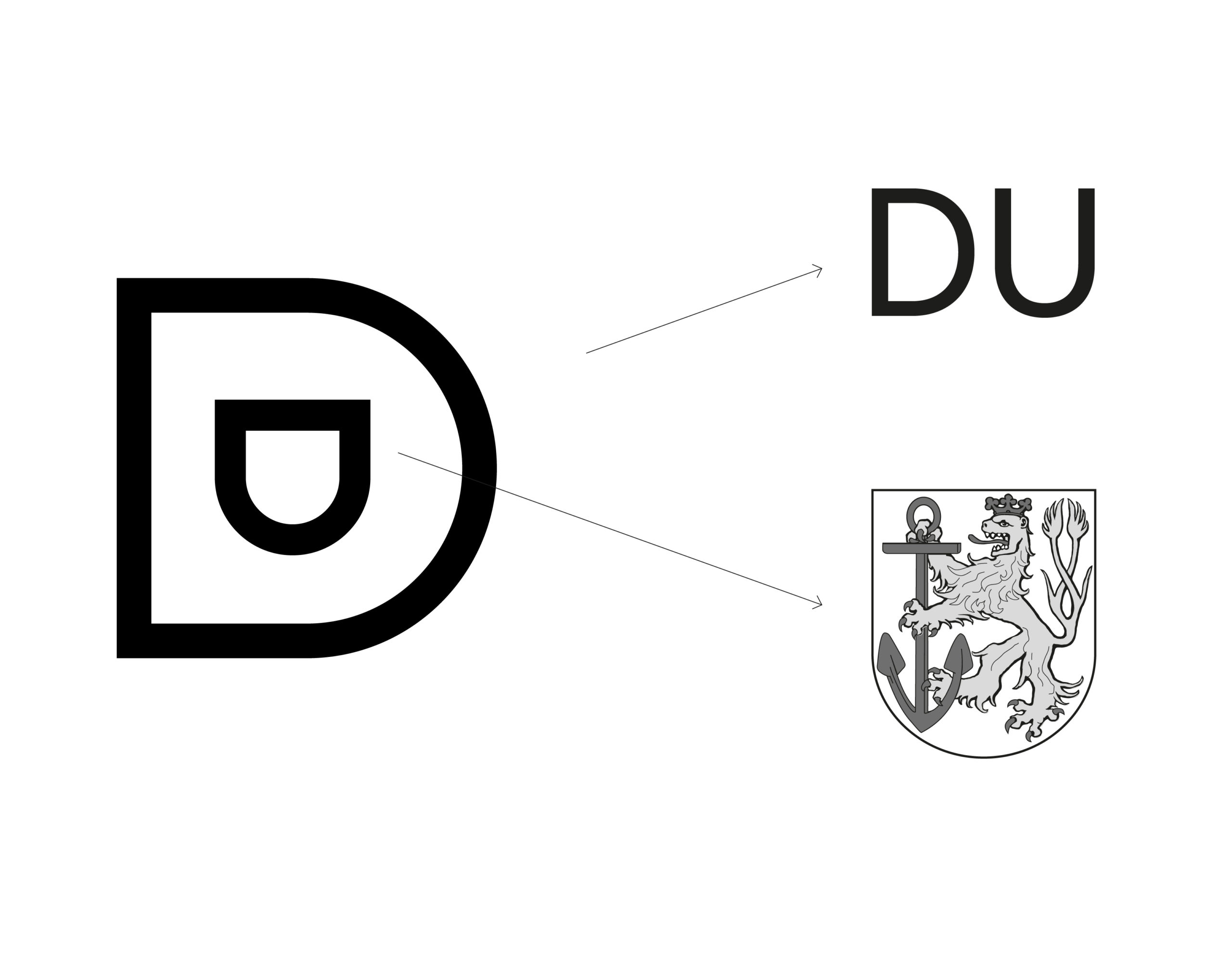 Katholische Hochschulgemeinde Düsseldorf Corporate Design Logo Herleitung
